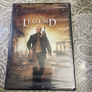 I Am Legend DVD Will Smith Widescreen Edition New Sealed Warner Bros Movie